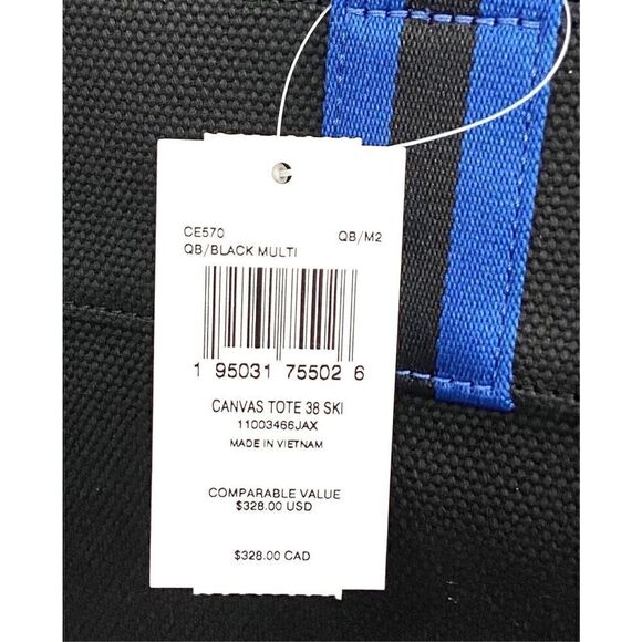 🆕🎁NWT! Coach Tote Handbag 38 Ski Graphic Canvas Msrp:$328.00 - Picture 9 of 9